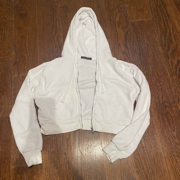 Brandy Melville Tops - Brandy Melville Crystal Hoodie/Sweatshirt